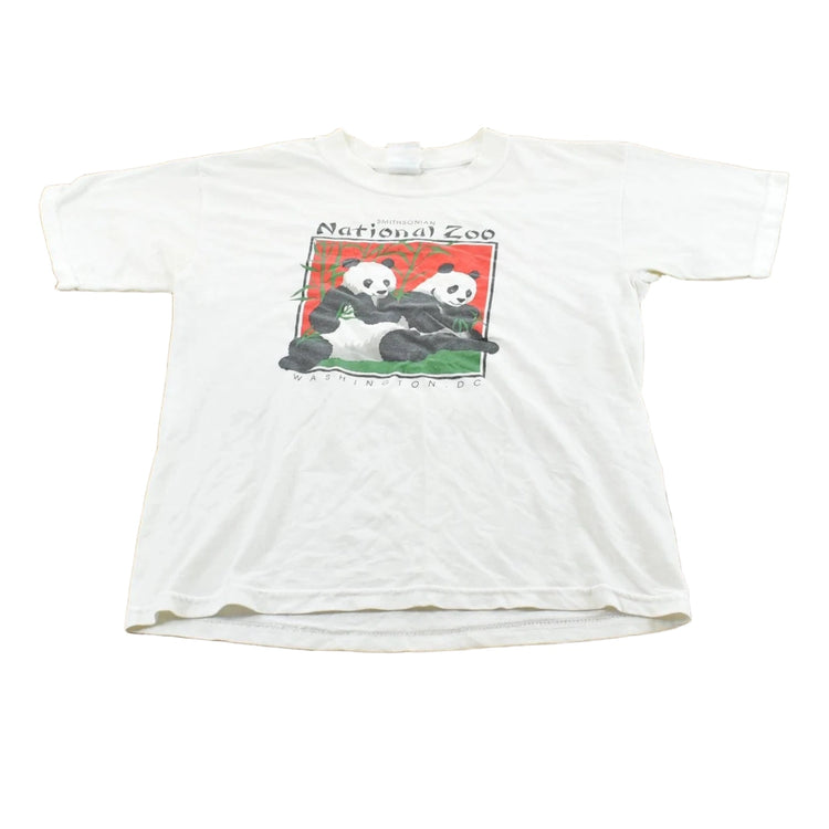 Vintage 1990s Washington DC Smithsonian National Zoo Pandas Souvenir Promotional T-Shirt Youth M