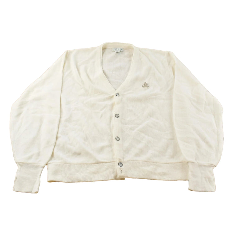 Vintage 1990s Izod Knit Cardigan Sweater Mens M