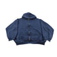 Vintage 1990s Tultex Blank Full Zip Hoodie Men's 2XL
