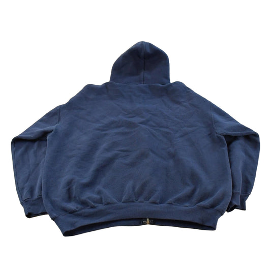 Vintage 1990s Tultex Blank Full Zip Hoodie Men's 2XL