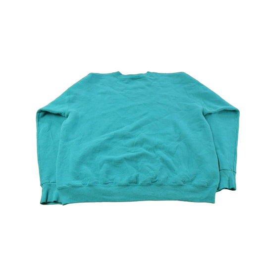 Vintage 1990s Lee Heavyweight Blank Raglan Crewneck Sweatshirt Men's L