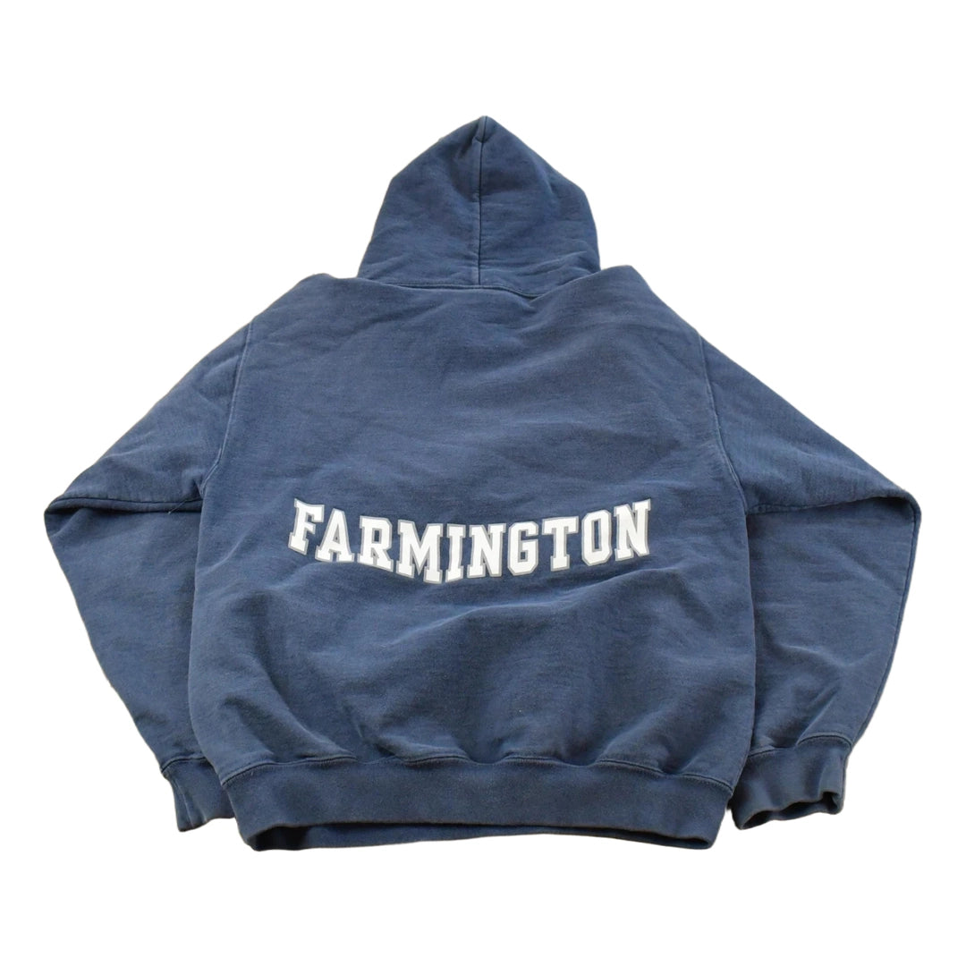 Vintage 1990s University of Maine at Farmington Hoodie Sweatshirt Mens S