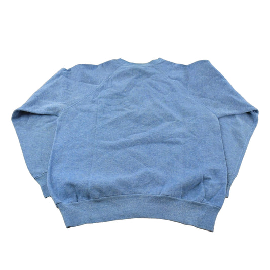Vintage 1980s Sun Faded Blank Crewneck Sweatshirt Men's Medium