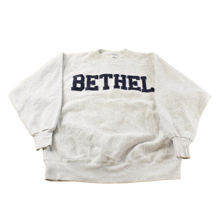 Vintage 1990s Bethel University Collegiate Crewneck Sweatshirt Mens 2XL