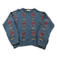 Vintage 1990s St John's Bay Abstract Knit Crewneck Sweater Men's Large
