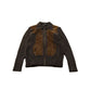 Vintage 1980s Ranger Wool Knit Leather Suede Jacket Women's Medium
