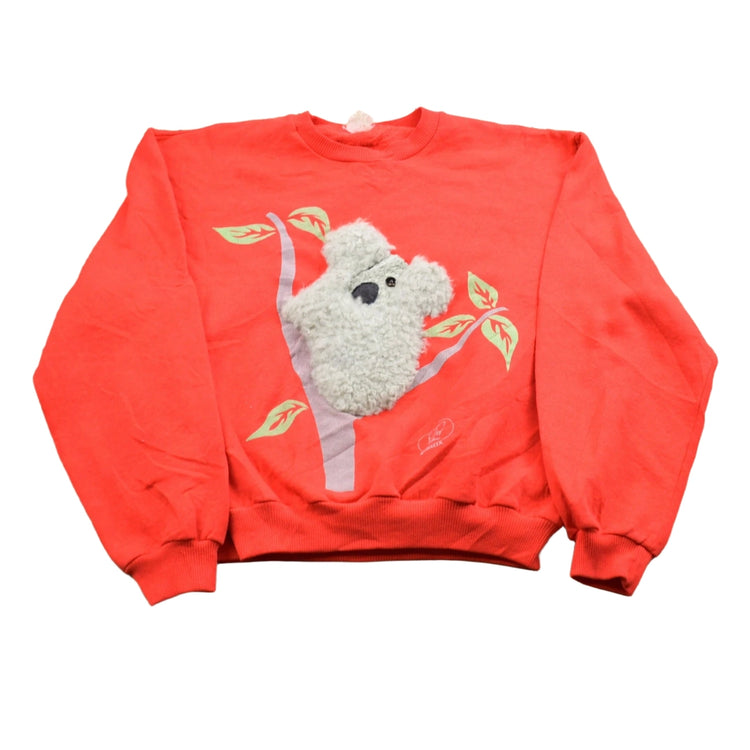 Vintage 1990s Cute Koala Fur Crewneck