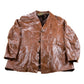 Vintage 1980s Reed Sportswear Fur Lined Leather Jacket