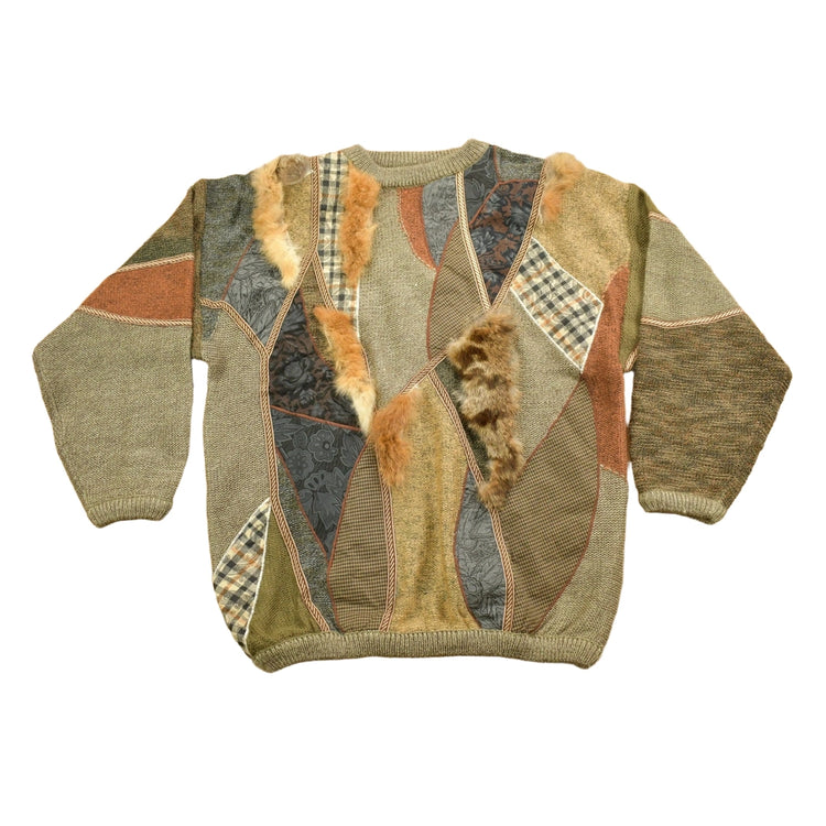 Vintage 1990s Contraire Knitted Crewneck Sweater