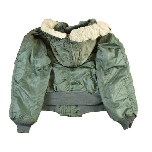 Vintage 1983 Air Force Type N-28 Parka Flyer Military Flight Jacket Short Large