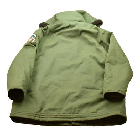 Vintage 1980s Fur Parka