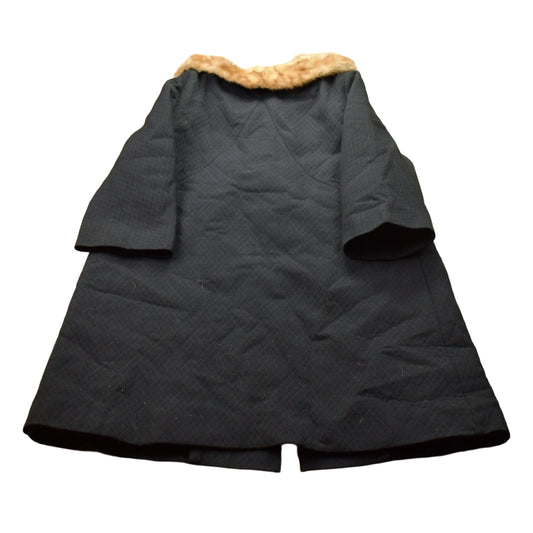 Vintage 1990s Davids Fur Collar 100% Wool Jacket