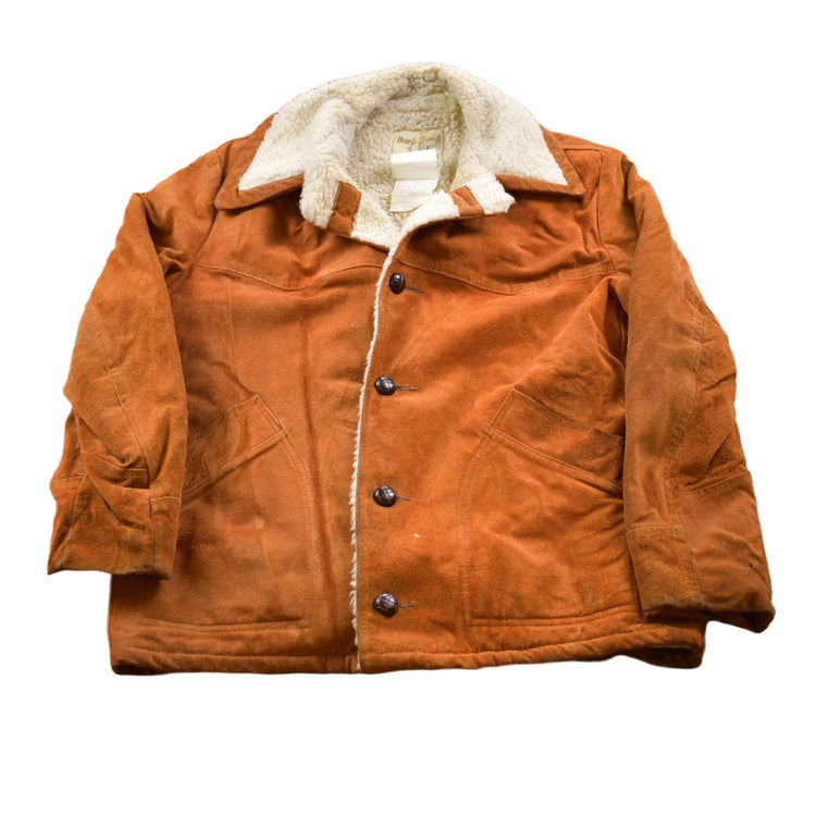 Vintage 1980s House Of Peerless Shearling Leather Jacket