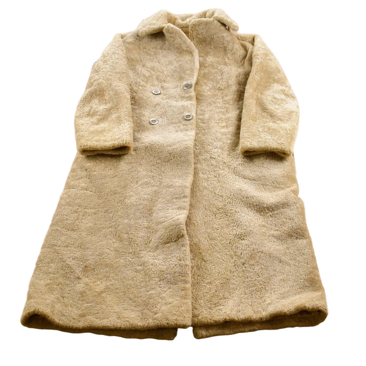 Vintage 1960s Lambs Fur Double Breasted Jacket