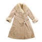 Vintage 1960s Fur Collared Suede Leather Jacket