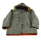 Vintage 1970s Full Length Fur Hooded Puffer Jacket