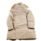 Vintage 1980s Full Length Fur Hooded Puffer Jacket
