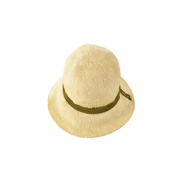 Vintage 1950s Beige Fur Fedora MAde In Australia