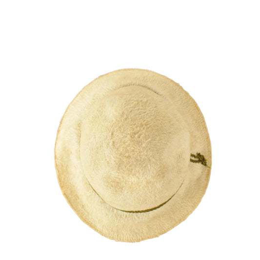 Vintage 1950s Beige Fur Fedora MAde In Australia