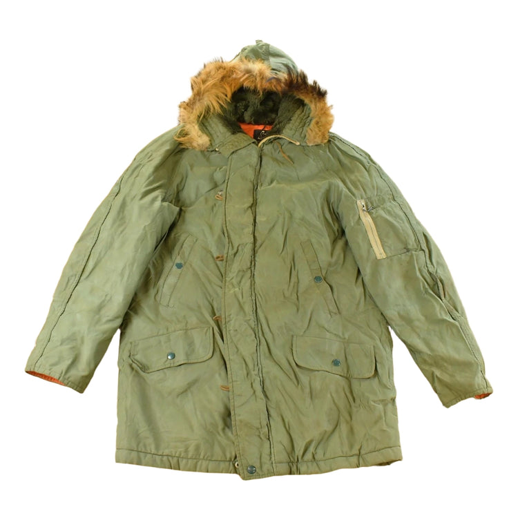 Vintage 1970s Sears N-3B Snorkel Parka Jacket Men's Large