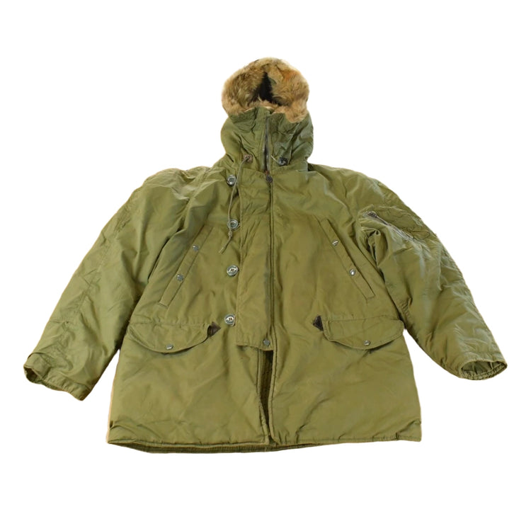 Vintage 1972 Military Type N-3B Snorkel Parka Jacket Men's M
