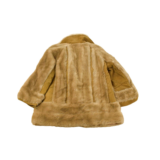 Vintage 1960's One World Faux Fur Coat Women's Large