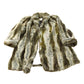 Vintage 1980s Tissavel Faux Fur Modacrylic Jacket Coat Women's 2XL