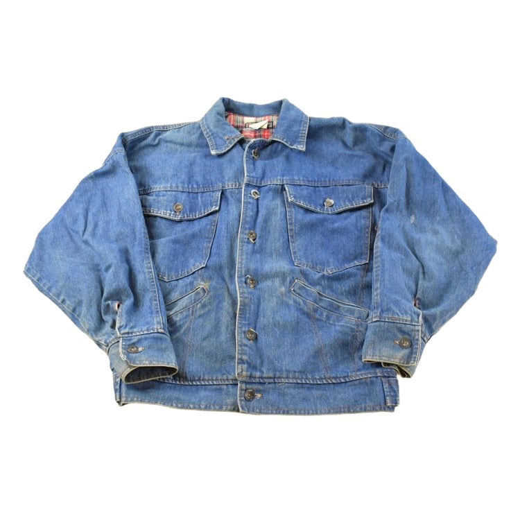 Vintage 1990s Bebe Furrrina Denim Jean Jacket Men's M
