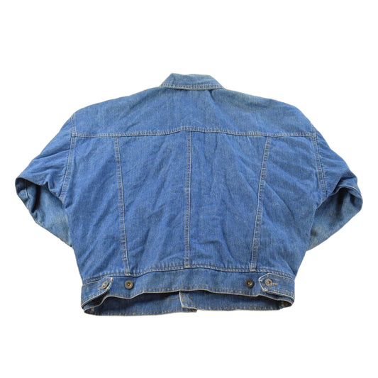 Vintage 1990s Bebe Furrrina Denim Jean Jacket Men's M