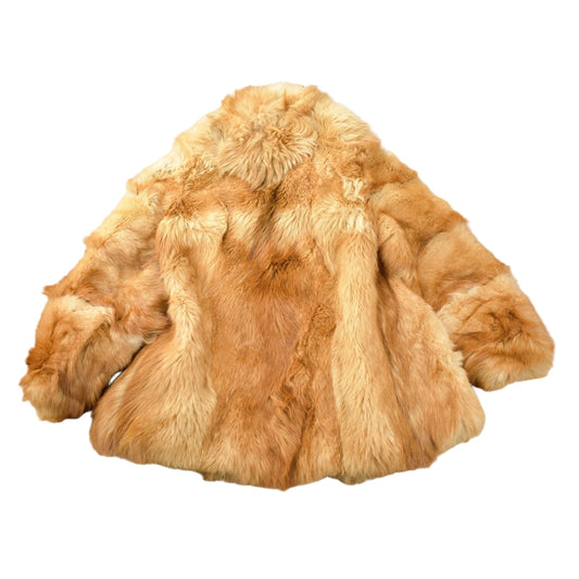 Vintage 1980s Red Fox Fur Coat