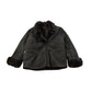 Vintage 1990s Faux Fur Shearling Coat Women's L