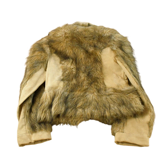 Vintage 1970s 77 Originals Wool Shaggy Fur Jacket Coat Women's S