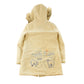 Vintage 1990s Northern Sun Fur Hood Polar Bear Art Wool Jacket Women's M