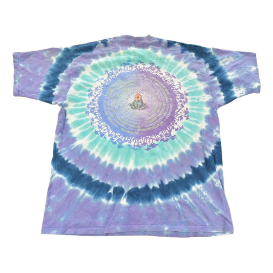 Vintage 1997 The Grateful Dead Further Festival Liquid Blue Graphic T-Shirt Men's XL