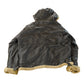 Vintage 1990s Ziptex Leather Faux Shearling Jacket Men's 2XL