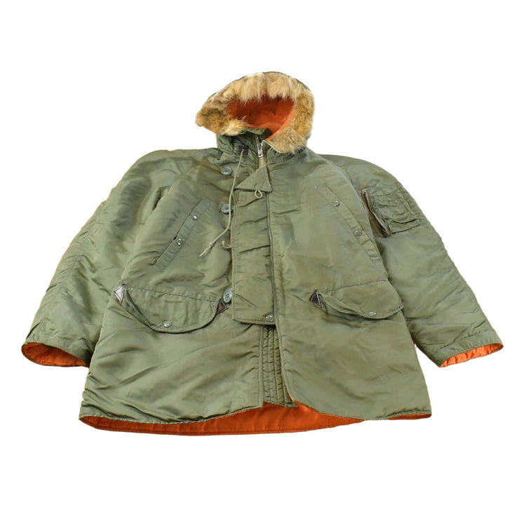 Vintage 2000s N-3B Snorkel Cold Weather Parka Military Army Jacket Men's Small
