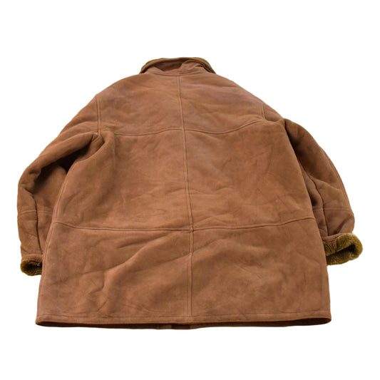 Vintage 1990s Massimo Faux Shearling Coat Men's Medium