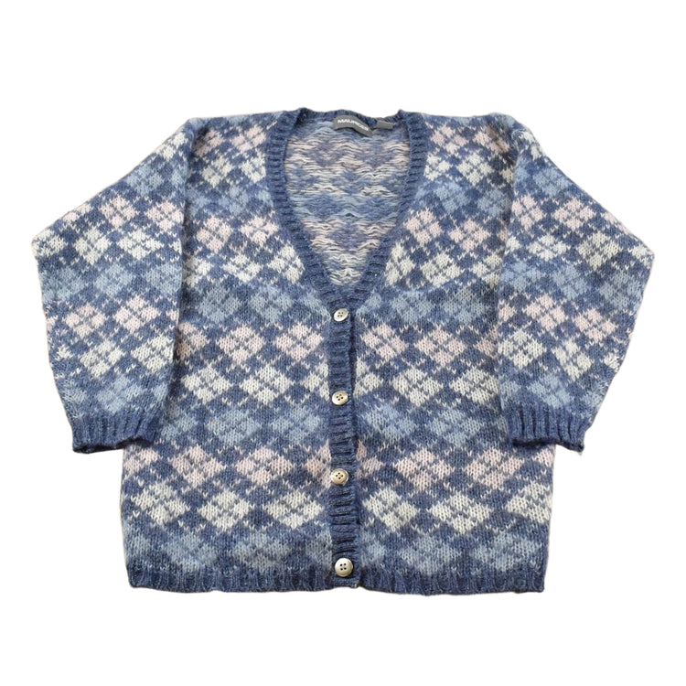 Vintage 1990s Maurices Mohair Knit Cardigan Sweater Women's M