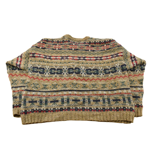 Vintage 1990s Woolrich Wool V Neck Knit Sweater Womens Large