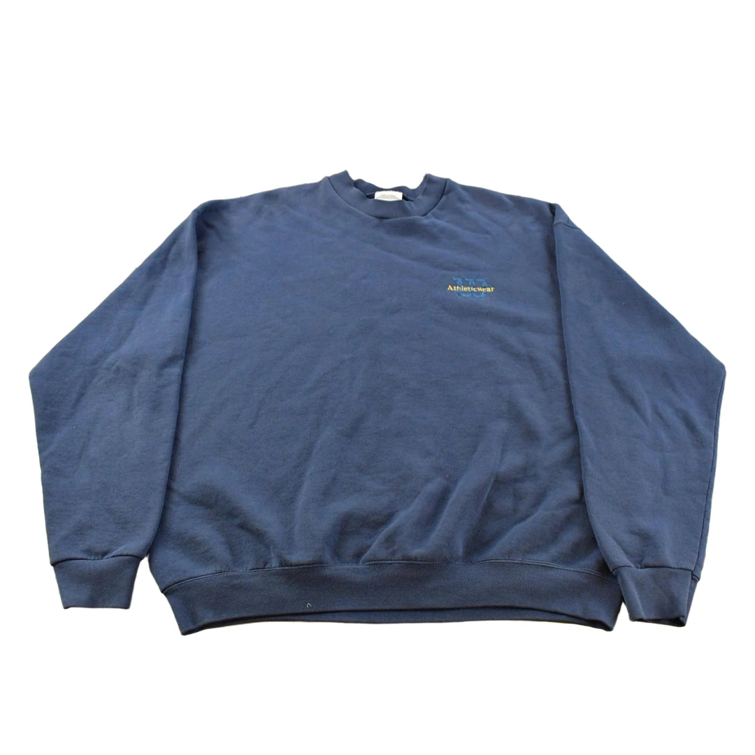 Vintage 1990s Wilson Streetwear Blank Crewneck Sweatshirt Sun Faded Men's XL