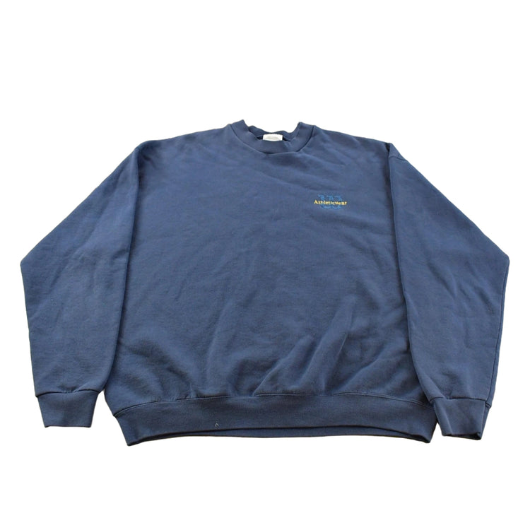 Vintage 1990s Wilson Streetwear Blank Crewneck Sweatshirt Sun Faded Men's XL