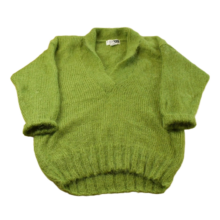Vintage 1990s Workshop Mohair Shawl Collar Knit Sweater Women's M-L