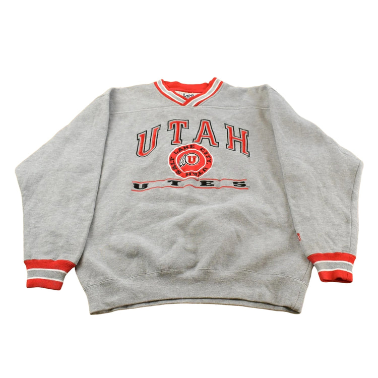 Vintage 1990s Utah Utes Lee Sport Collegiate Crewneck Sweatshirt Mens M