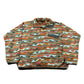 Vintage 2000s Patagonia Synchilla Delta Cinder Red Southwestern Aztec Fleece Snap T Fleece Sweater Men's Large