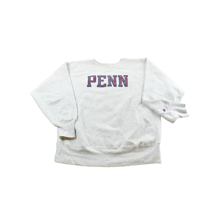 Vintage 1990s Penn Collegiate Champion Reverse Weave Crewneck Men's L