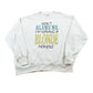 Vintage 1993 Having A Blonde Moment Funny Parody Crewneck Sweatshirt Men's L