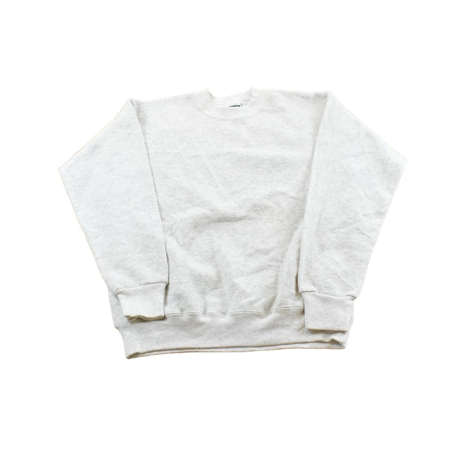 Vintage 1990s Lee Heavyweight Blank Grey Crewneck Sweatshirt Men's M