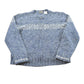 Vintage 1990s Urban Life Full Zip Up Knitted Sweater Men's S