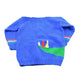 Vintage 1990s Stegosaurus Knit Sweater Youth XS