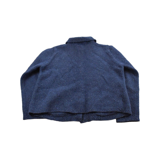 Vintage 1990s Lands End Knit Cardigan Sweater Womens L